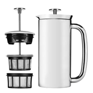 ESPRO P7 French Press Coffee Maker - Polished (32oz / 946ml)