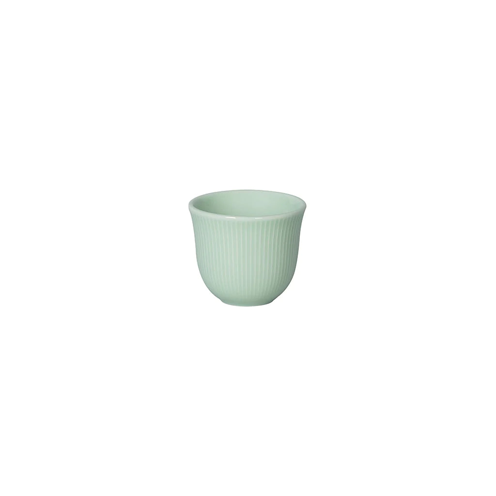 Loveramics Brewers 80ml Embossed Espresso Tasting Cup (Celadon Green)