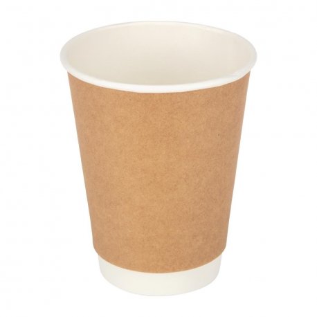 8oz Double Wall Compostable Cups x 500
