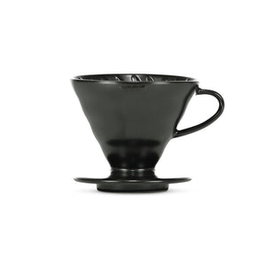 Hario V60 Ceramic 02 Matte Black and Felicita Incline Scale Bundle