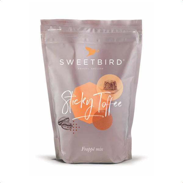 Sweetbird Sticky Toffee Frappe Powder 1kg Bag